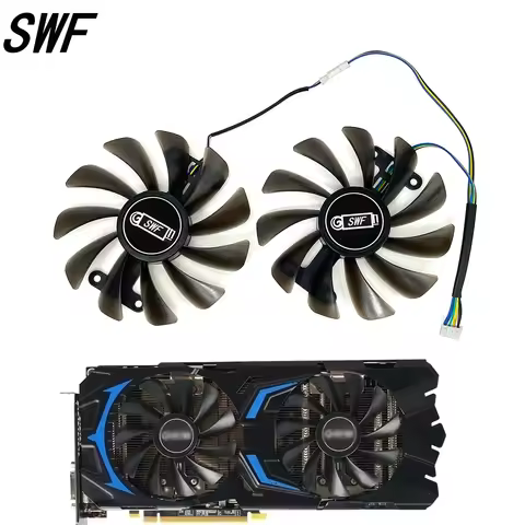 2pcs/lot GTX1070 GTX1070Ti GTX1080 fan For KFA2 GALAX GeForce GTX 1070 1070Ti 1080 EXOC SNPR Graphic