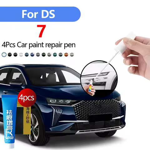 Car Paint Repair Pen For 2017-2025 DS 7 Paint Scratch Repair Accessories 4PCS Red Grey Perla Nera Bl
