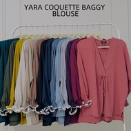 Yaraa Coquette Baggy Blouse. Blouse Baggy Ironless