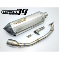 Exhaust Project79 Honda VARIO16 Ekzos Full System Stainless Steel Muffler VARIO 160 Accessories Viso