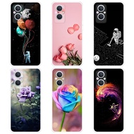 OPPO Reno 7Z 5G Reno 7 Z Painted Pattern Slim Soft Silicone TPU Cartoon Case For OPPO Reno 7Z Cute Phone Cover