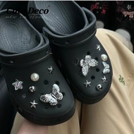 [Cute Decoration] Y2K Metallic Electroplating Butterfly Five-pointed Star Detachable Shoe Buckle Acc