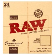 Papir / Kertas Linting RAW Classic King Size + tips / Box