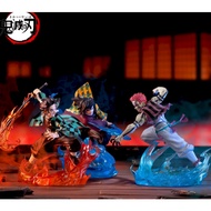 SEGA Demon Slayer Kimetsu no Yaiba XrossLink Figure Infinity Castle Arc Akaza & Giyu Tomioka, Tanjir