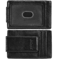 【Kinzd】皮革防盜證件鈔票夾(黑) | 卡片夾 識別證夾 名片夾 RFID辨識