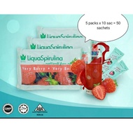 5 packs x 10 sac Revita Liqua Spirulina Berry + free delivery