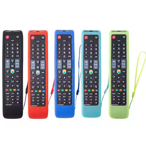 Luminous Green Silicone Protective Cover For Samsung TV Remote Control BN59-01198Q Remote Control
