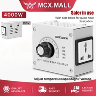 AC 220V 4000W SCR Voltage Regulator Dimmers Motor Speed Controller Thermostat Electronic Variable Vo