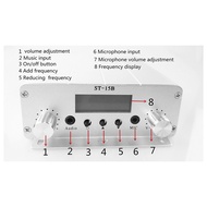 TECHCHIP-V2 15W 87-108MHZ Only Host -15B Frequency Modulation Broadcast Transmitter RF FM Stereo Tra