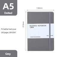 A5 Notebook Classic Journal Dotted Paper Hard Cover 100 GSM 192 Pages Planner Bujo Diary Stationery