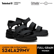 Timberland Women’s LONDON VIBE 3-STRAP SANDAL รองเท้ารัดส้นผู้หญิง (S24LA29MV)