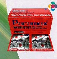 PARAMEX BOX TABLET OBAT SAKIT KEPALA 200 TABLET PARACETAMOL 250 MG PROPYPHENAZONE 150 MG CAFFEINE 50