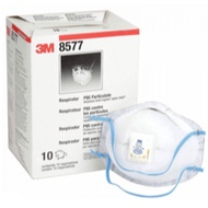 3M Particulate Respirator 8577, P95, with Valve and Nuisance Level Organic Vapor Relief (by carton)