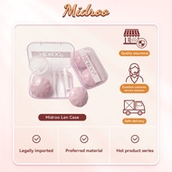 Midroo Color Contact Lens Case Portable Cute Contact Lenses Pink Mini Contact Lens Case Storage Box