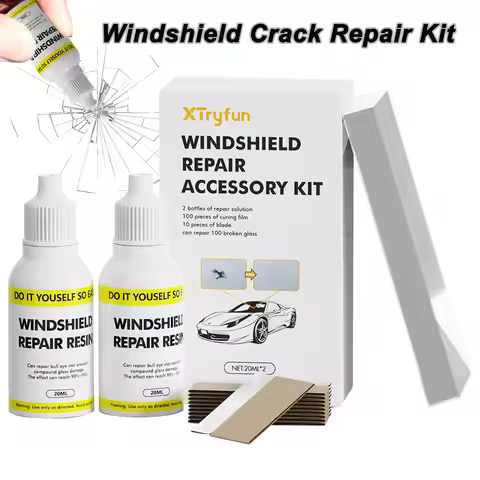 DIY auto Windshield Crack Repair Kit Car Crack Repair Glass Repair Liquid Nanofluidic Portable Glass
