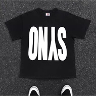 100% Cotton Unisex American retro Style T-shirt Oversize Couples' Alphabet and Number 4 Printing | B