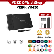VEIKK VK430 เมาส์ปากกา 4X3นิ้วพกพาได้บางเฉียบ OSU!  แท็บเล็ตวาดรูปดิจิตอลแท็บเล็ตแท็บเล็ตวาดรูปดิจิต