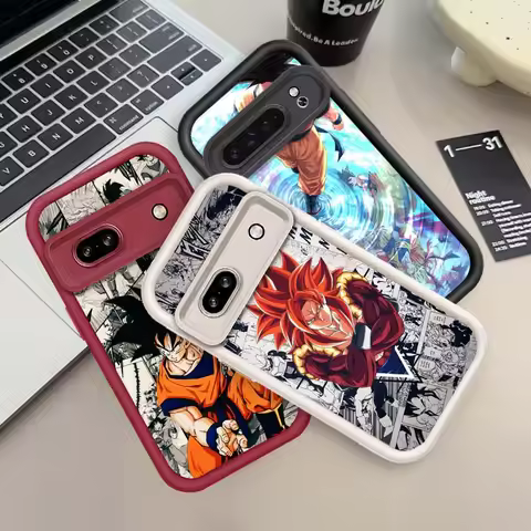 D-Dragon Ball Z Animation Art Phone Case For Google Pixel 9 8A 8 7 7A Pro XL 5G Eye Ladder Soft TPU 