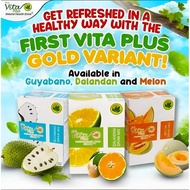 First Vita Plus Drink Mix Gubayano, Melon, Fruit medley, dalandan