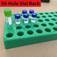 50-Hole Vial Rack Sample Bottle Tray for 1.5-2ml HPLC GC Headspace Vial 12mm