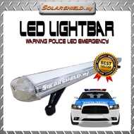 31 Inch 162W 12/24V Car LED Emergency Warning Strobe Light 54pcs LEDs Car Truck Strobe Flash Beacon Warning Light Bar