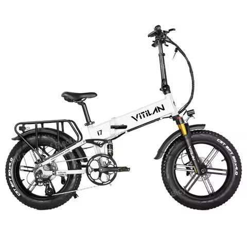 Vitilan I7 Pro 3.0 Foldable 20*4.0 Inch Fat Tire 750W(Peak value 1200W) Motor 48V 20Ah Removable Bat