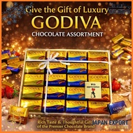 Godiva Chocolate Individually Wrapped Gift for Sharing, Napolitan Chocolate Petit Gift for Christmas