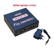 [NEW PROMO] HDMI Splitter 2 Port Support 4K Resolution Full HD 3D
