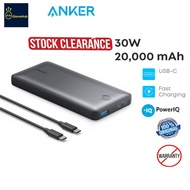 (Stock Clearance) Anker A1366 535 20000 mAh Power Bank (PowerCore 20K) WIth 30W max output And USB-C