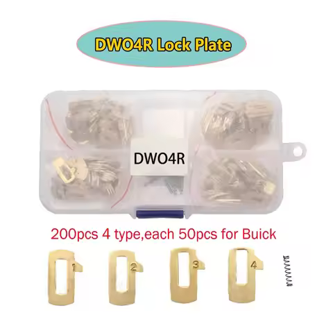 200Pcs/lot DWO4R DW04R Lock Plate Car Lock Repair Accessories For Buick Excelle 1 2 3 4 types each 5