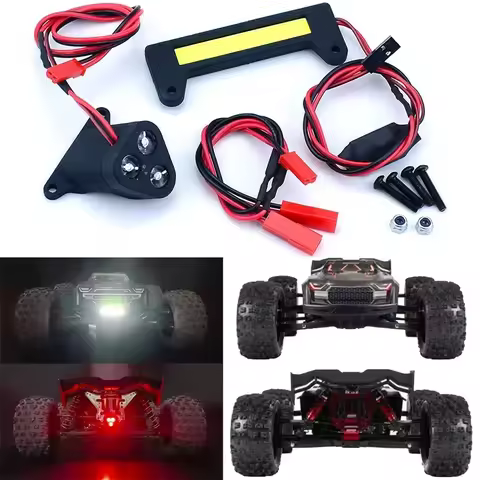 LED Simulation 5V Front and Rear Lighting System for 1/8 Arrma Kraton 6S V4 V5 BLX EXtreme Bash Spee