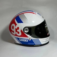 SHOEI Glamster Red 93 Retro Motorcycle Helmet, Full Face Anti Fall