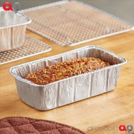 Aluminum Tray 4572-P + Lid, 5 pcs 11.5 x 22 cm 700ml/