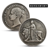 British Victoria Una And The Lion 5 Sovereign Coin 1839 Five Pound Silver Coin Foreign Coin Collecti