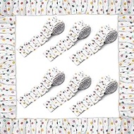 Irenare 6 Rolls Ruffled Bulletin Board Borders for Classroom Decor DIY Farmhouse Burlap Bulletin Bor