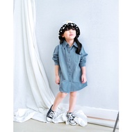 KEMEJA DAGESTAN DRESS | Children's Oversized Shirt | Children's Shirt Dress | GIRLS' SHIRTS | CHILDR