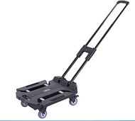 キャリーカート アウトドア Foldable Hand Truck, Foldable Trolley On 2 Wheels, Mini Size Portable Cart, for Home Office Shopping Travel Use, Compact(Color:A,Size:3INCH with Brake)