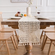Mi Lan American Country Style Hollow out Cotton Thread Lace Table Flag Hook Needle Tablecloth TV Cab