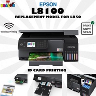 EPSON ECOTANK L8100 INK TANK PRINTER UP TO A4 (WIFI,BORDELESS PRINTING,ID CARD PRINTING (REPLACEMENT