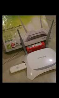 華為 E3272 4G LTE USB 手指 &amp; TP-Link MR3420,3/4G ROUTER 4G 路由器