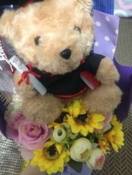 畢業熊仔/禮物/花束/假花/大學畢業🎓