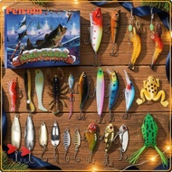 petsola Surprise Fishing Blind Box Sharp Hooks Lure Gift Box High Quality Fishing Lure Set Lifelike 