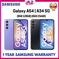 Samsung Galaxy A54 | A34 5G NFC (8GB 128GB) (8GB 256GB) Brand New Sealed in Box 1- Year Official Warranty | Galaxy A53