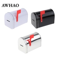 [AWHAO] Mailbox Postbox Christmas Modern Metal Mail Insertion Windproof Mail Box Letter Box for Gate