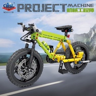 GLB SKU KY1118 220+pcs racing bike assembly model has 2 colors blue or red