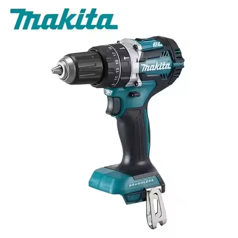 Makita DHP487 18V LXT Brushless Cordless Impact Drill Motor Compact Hammer Driver Rechargeable Screw