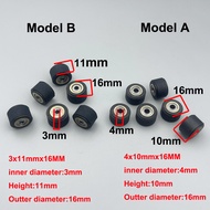 3PCS Roland VP540 Cutting Plotter Paper Pressure Pinch Roller for Roland GX-24 GX-500 GS24 GR540 Rub