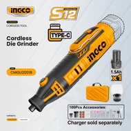 Ingco Cordless Die Grinder CMGLI20018 / Brushless Lithium-Ion Cordless Angle Grinder CAGLI201008 / C