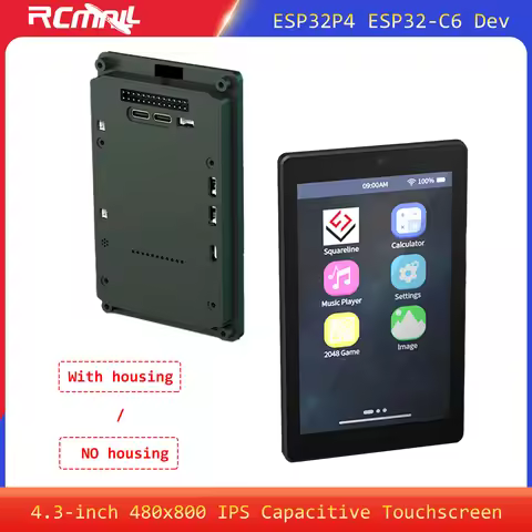 4.3-inch 480x800 IPS Capacitive Touchscreen ESP32P4 ESP32-C6 Development Board WIFI+BLE ESP32 Module