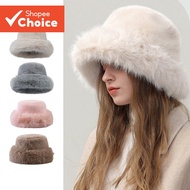 Lovito Casual Plush Hat LFA105442  Topi Plush Kasual Lovito LFA105442